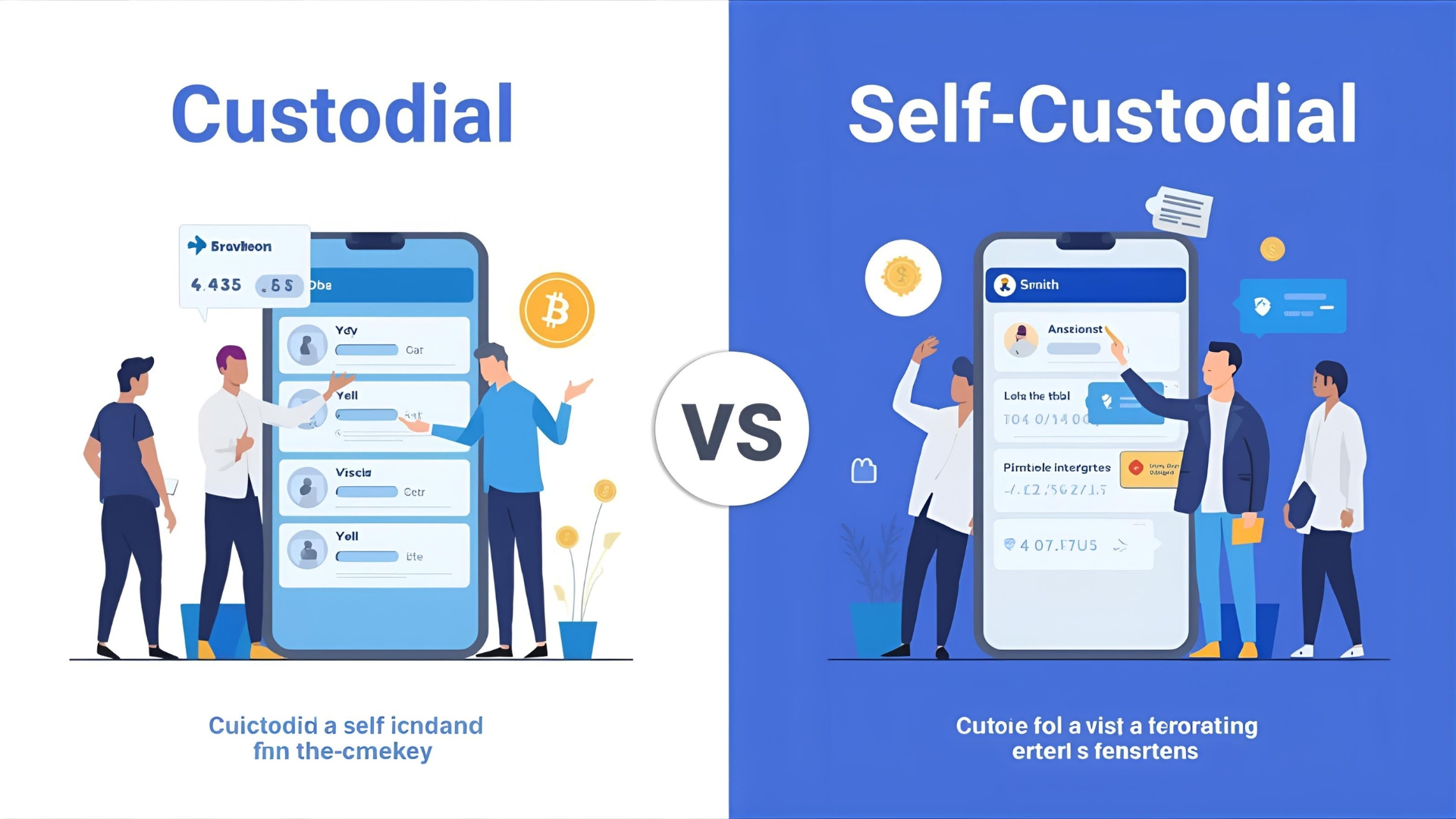 Custodial vs. self-custodial differences