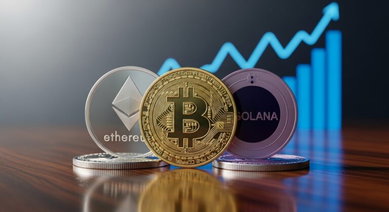 Bitcoin, Ether, and Solana ETFs See Strong Rebound Bitcoin Ether and Salona