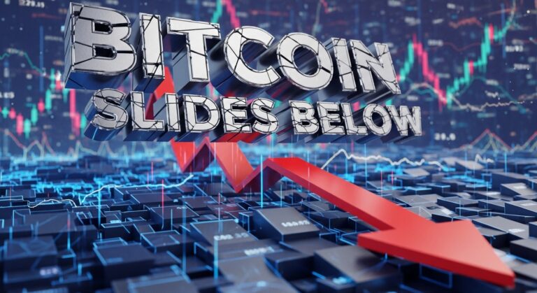 Bitcoin Slides Below