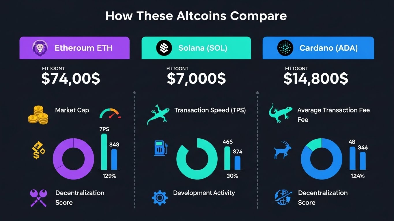 How These Altcoins Compare