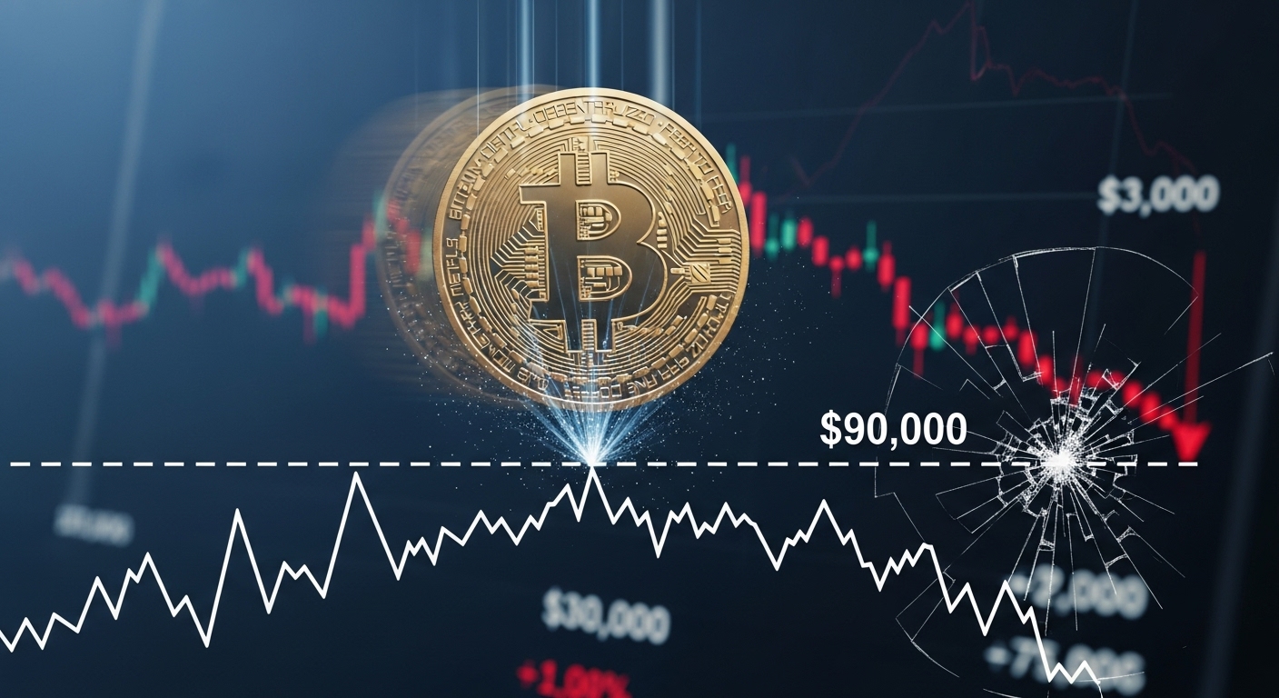 Why Bitcoin Drops Below $90,000 After Seven Months