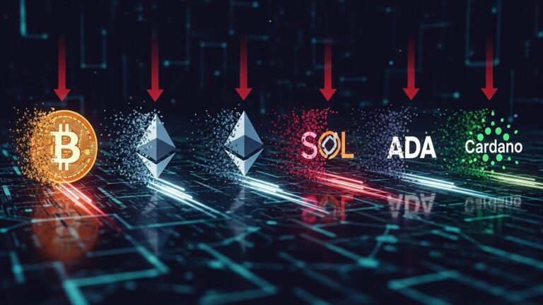 BTC, ETH, SOL, ADA Slide Ahead of Fed Rate-Cut Decision BTC ETH SOL ADA pull back