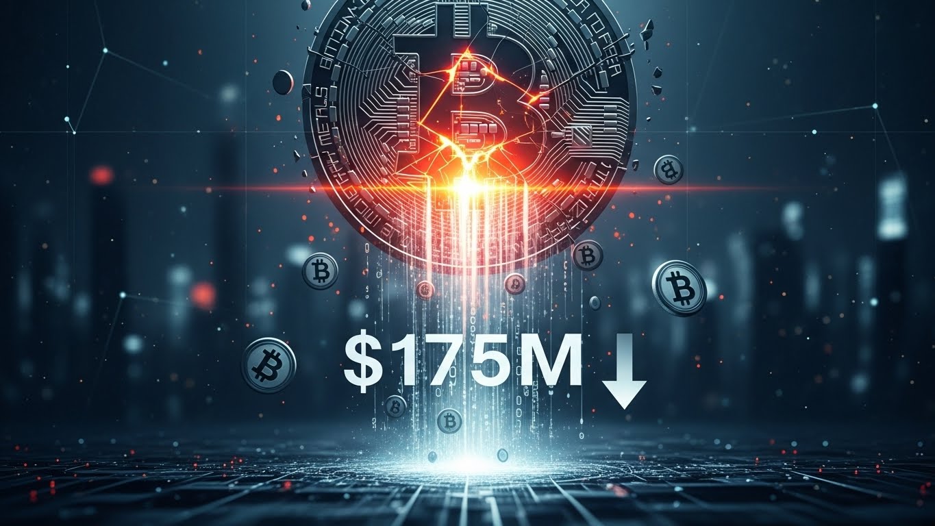 Why $175m in Outflows Matters Bitcoin