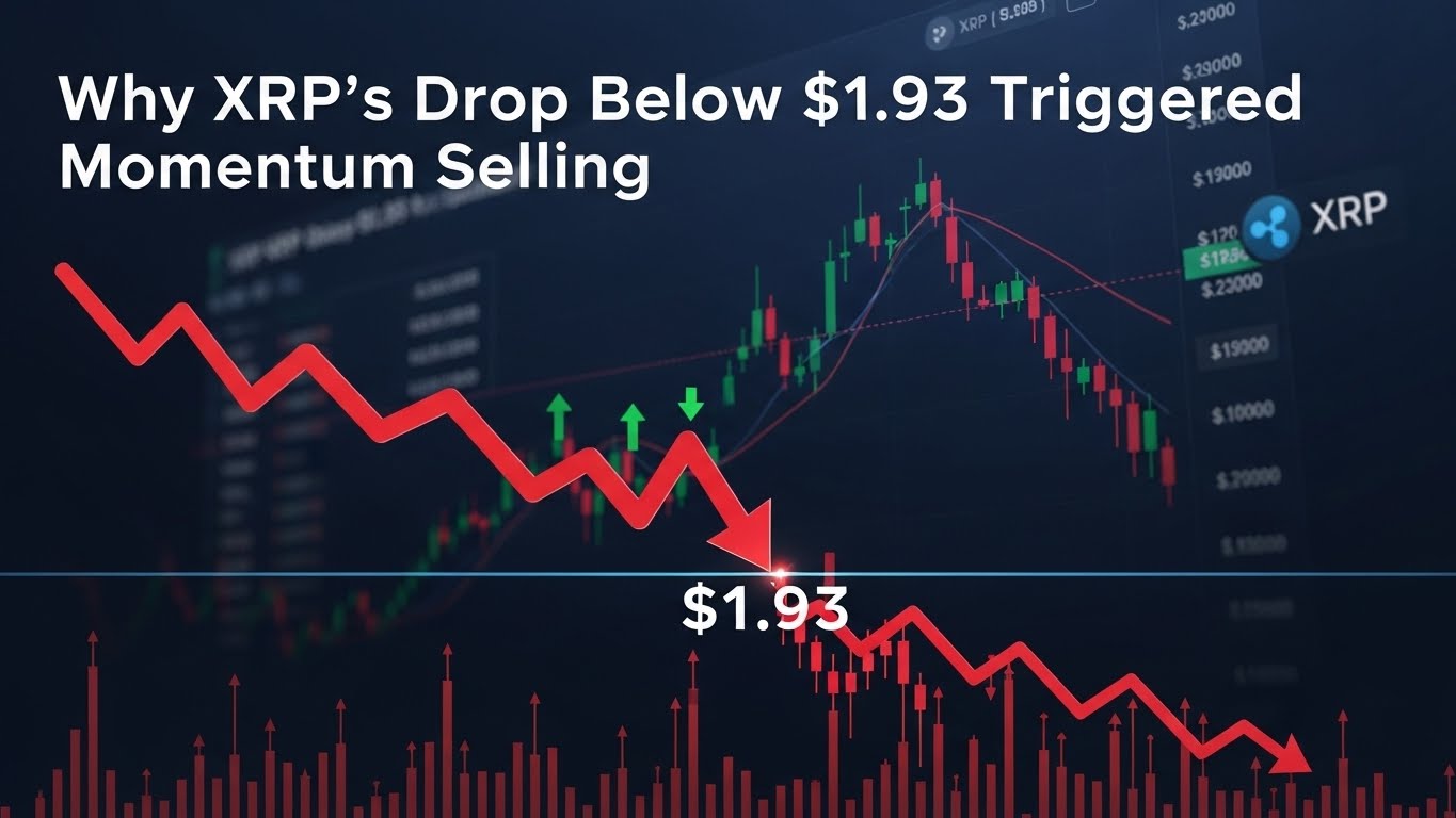 Why XRP’s Drop Below $1.93 Triggered Momentum Selling