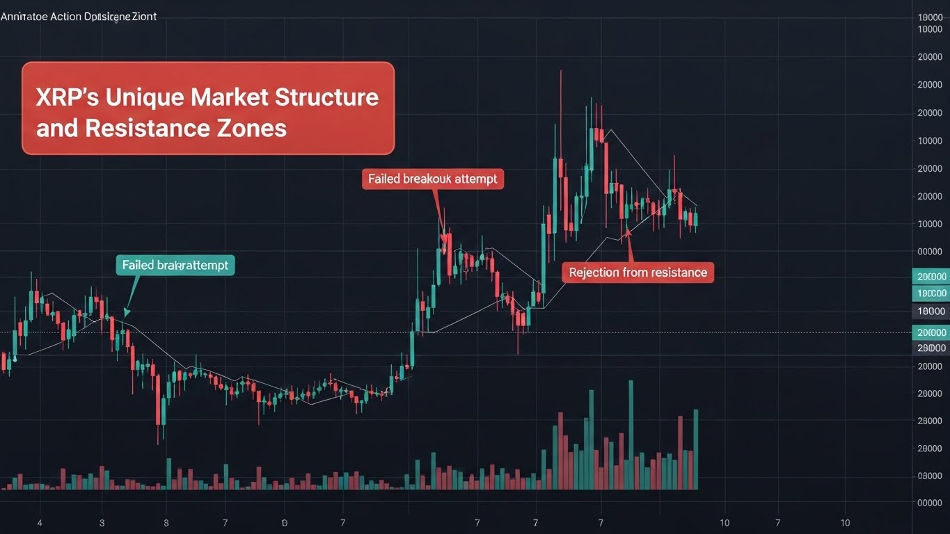 XRP’s Unique Market Structure and Resistance Zones