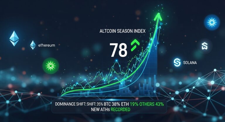 Altcoin Season Index Surges Crypto Market Shift Begins Altcoin Season Index Surges