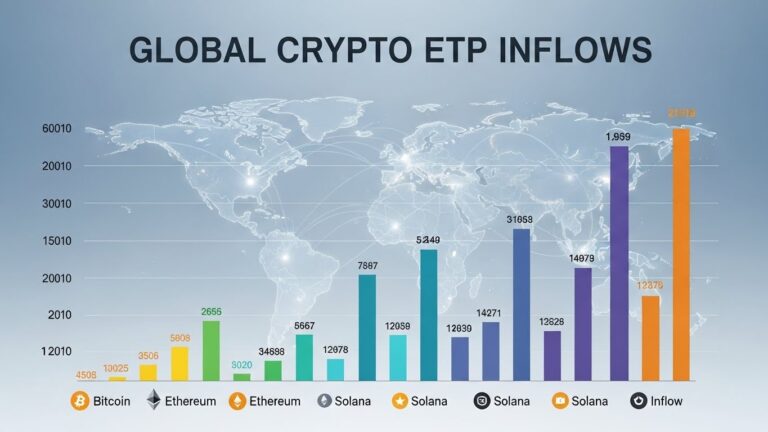 Global crypto ETP inflows