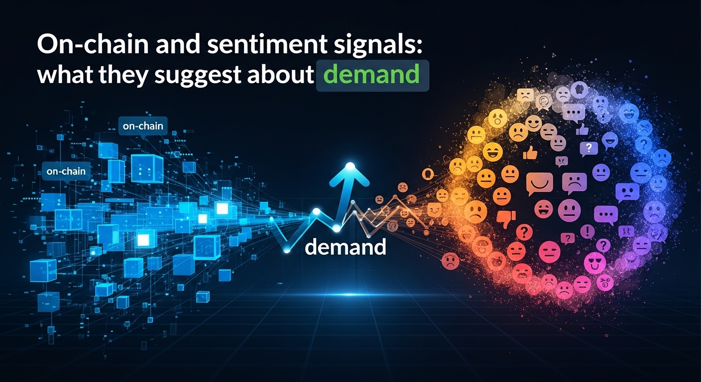 On-chain and sentiment signals what they suggest about demand