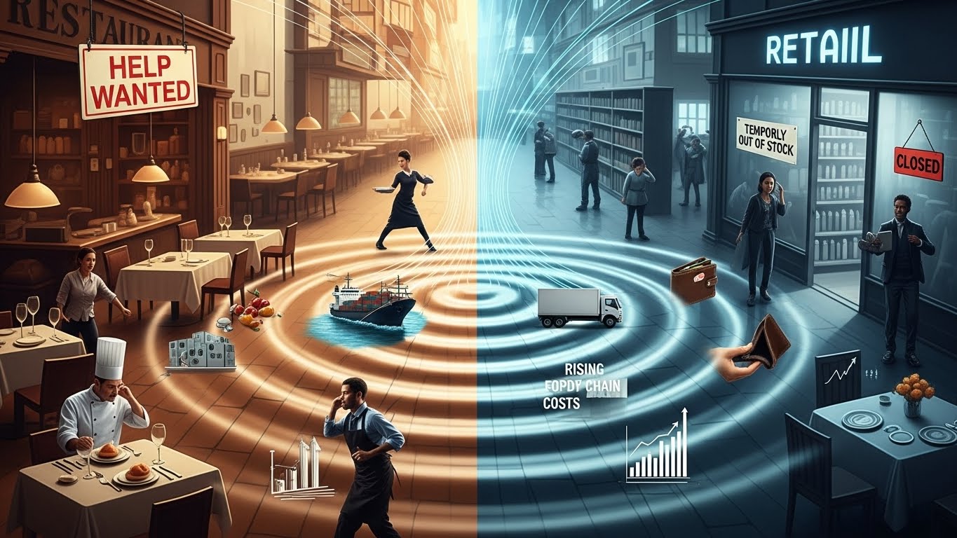 Potential ripple effects across restaurants and retail