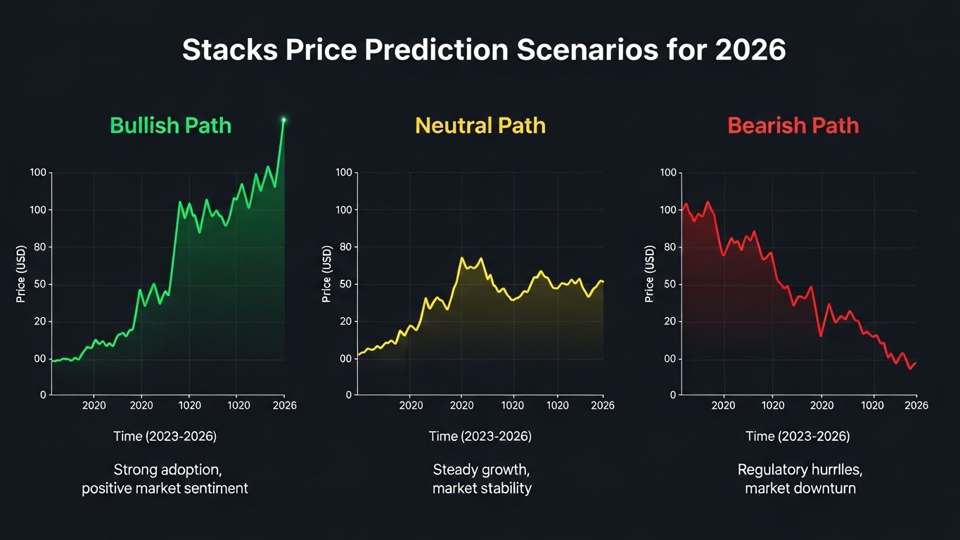 Stacks Price Prediction Scenarios for 2026 Bullish, Neutral, and Bearish Paths