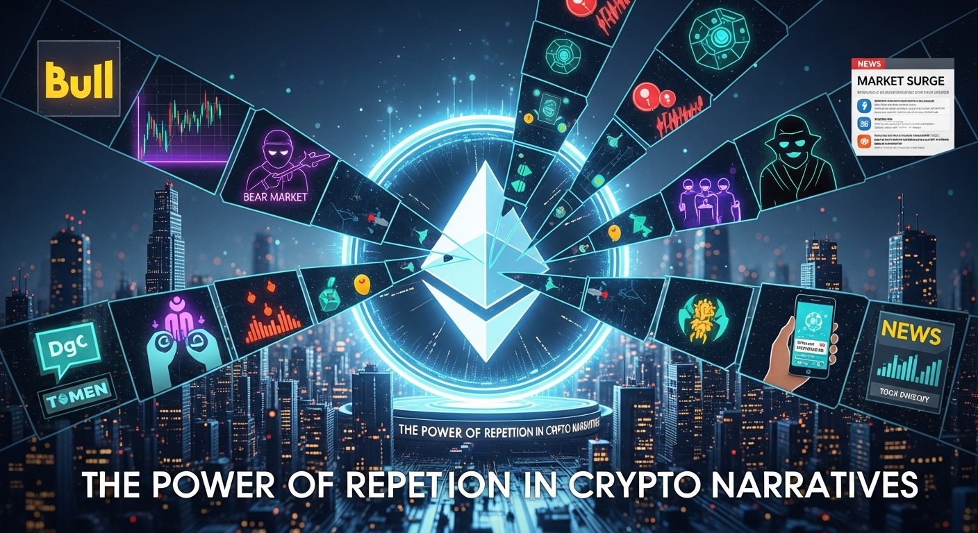 The power of repetition in crypto narratives