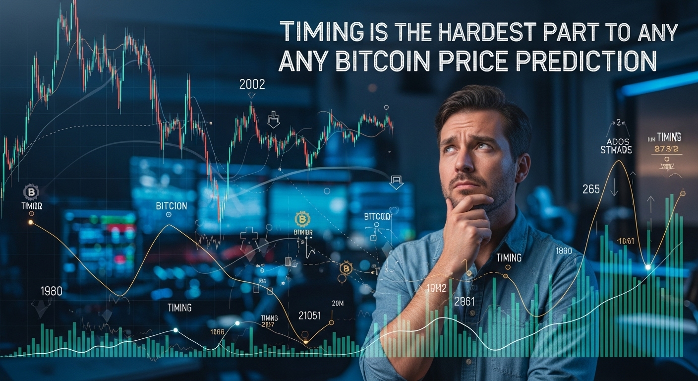 Timing is the hardest part of any Bitcoin price prediction