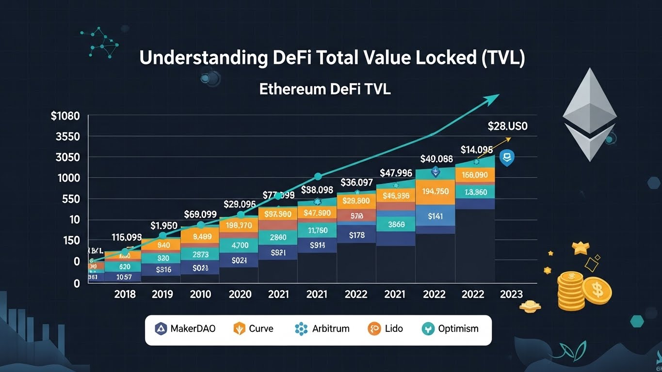Understanding Ethereum DeFi Total Value Locked (TVL)