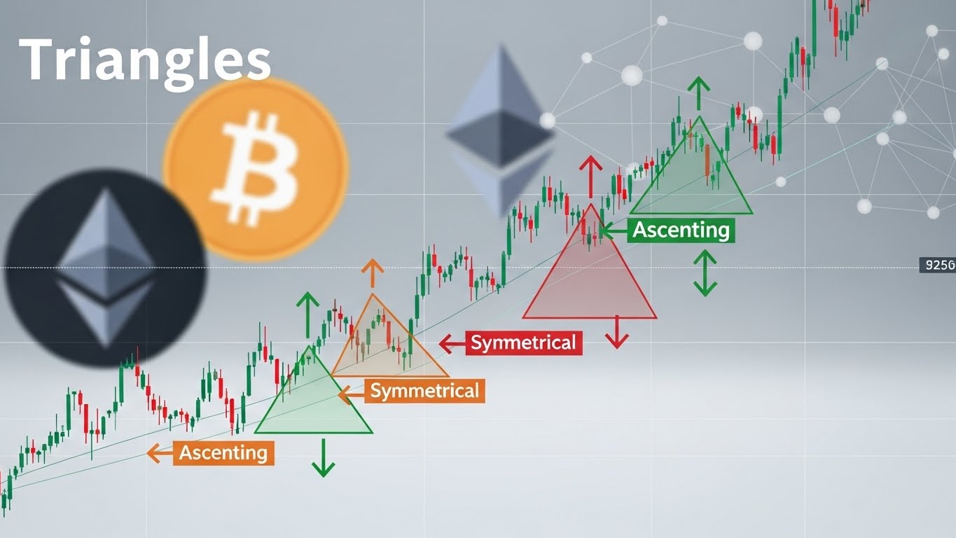 Why triangles are powerful in crypto price action
