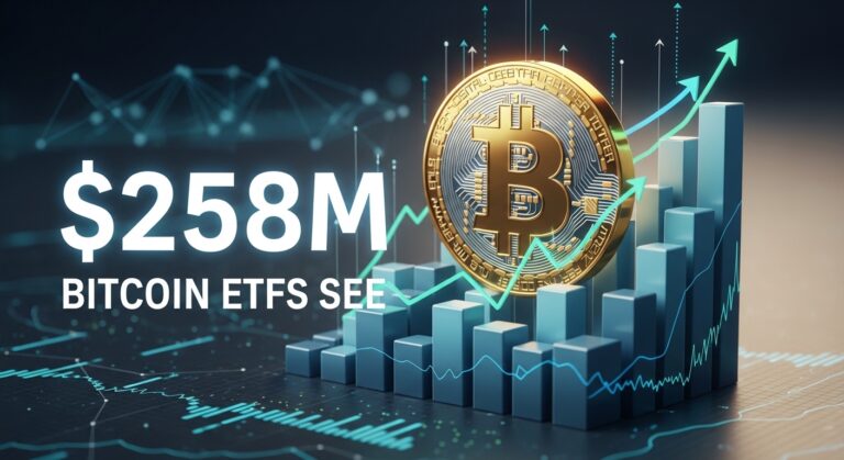 Bitcoin ETFs See $258M Inflows, BTC Climbs Bitcoin ETFs See $258M
