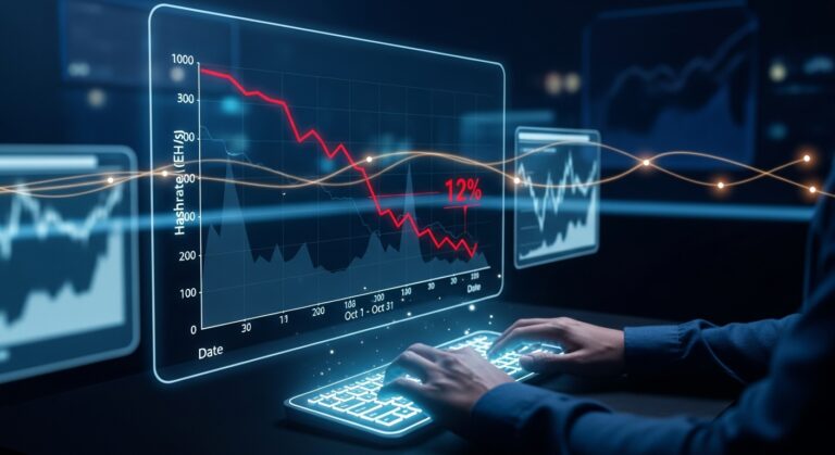 Bitcoin Hashrate Falls 12%
