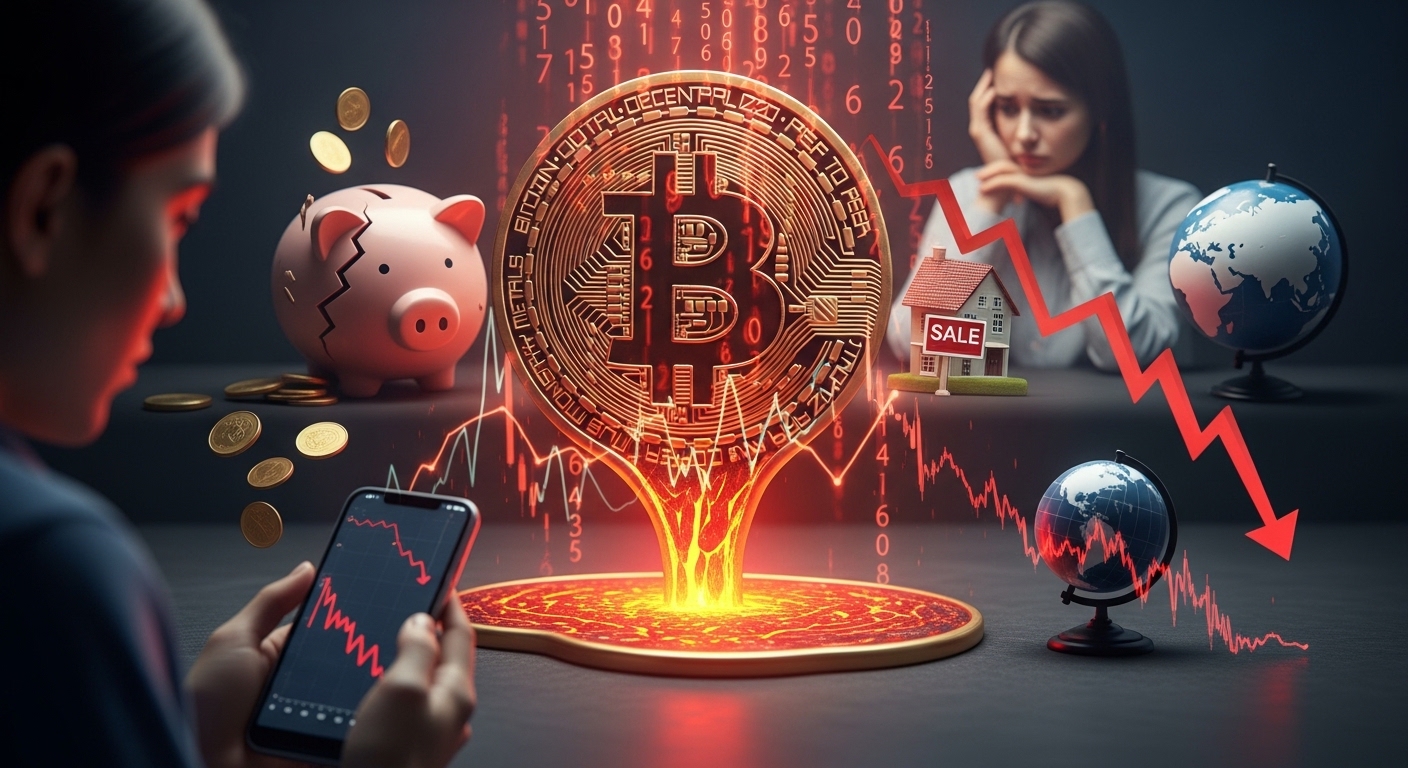 Bitcoin price meltdown and its broader impact