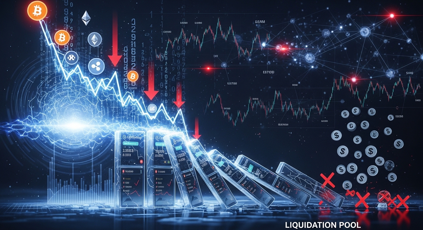 How crypto market volatility creates liquidation cascades