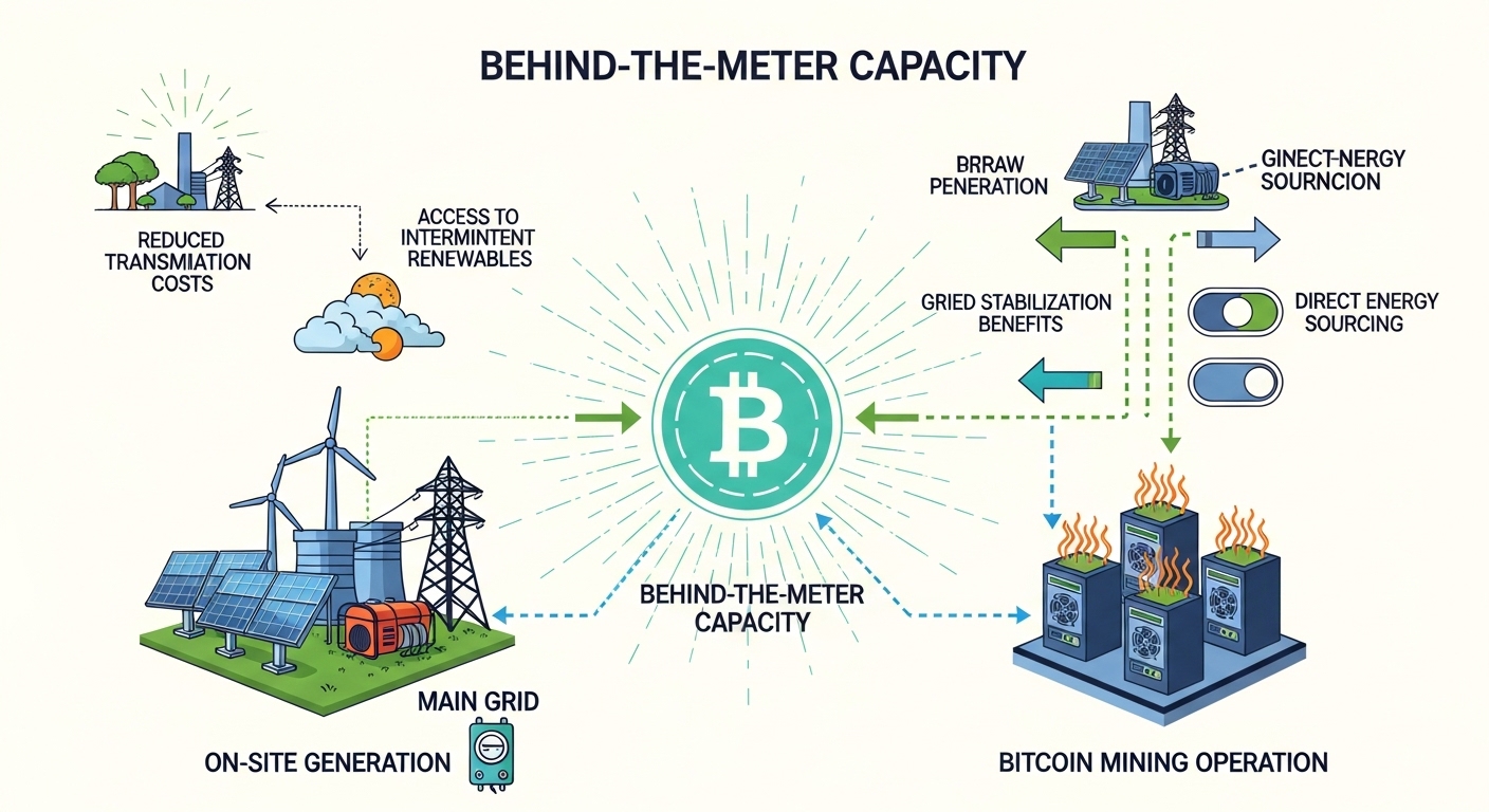 What Behind-the-Meter Capacity Means for Bitcoin Mining
