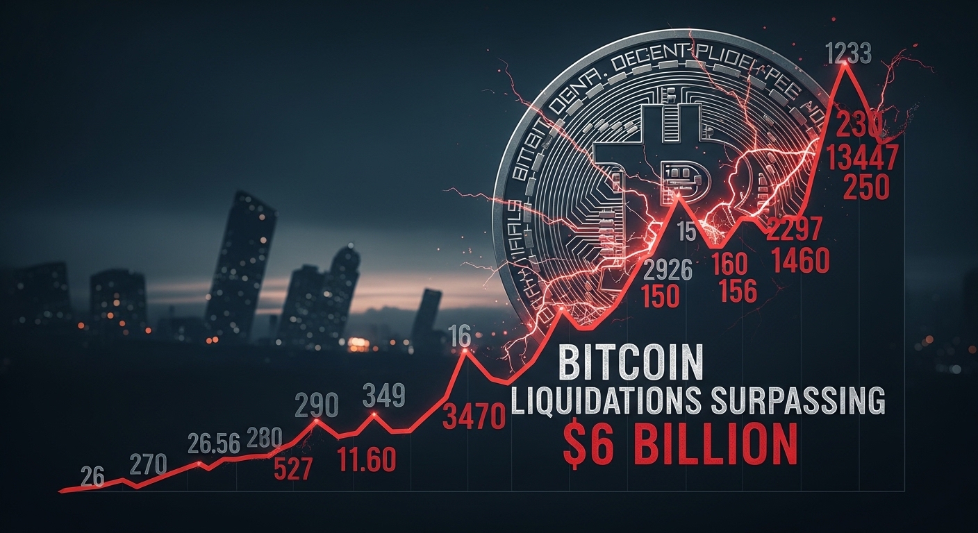 Why Bitcoin Liquidations Surpassing $6 Billion Matter