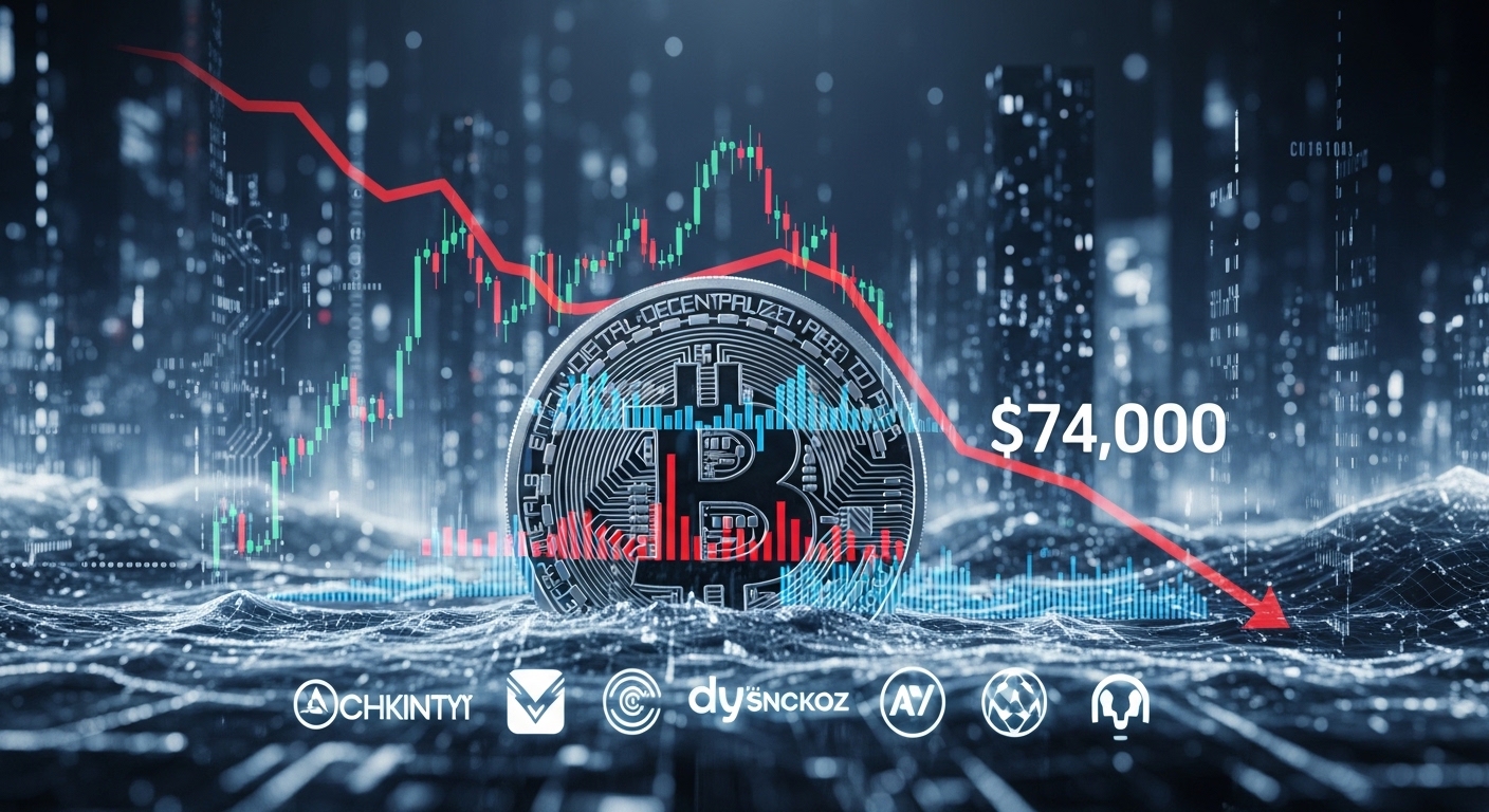 Why Bitcoin falls back to $74,000 amid tech sector anxiety