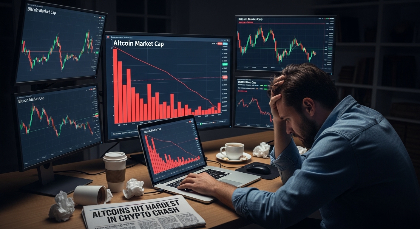 Why altcoins are hit hardest during a crypto market crash today