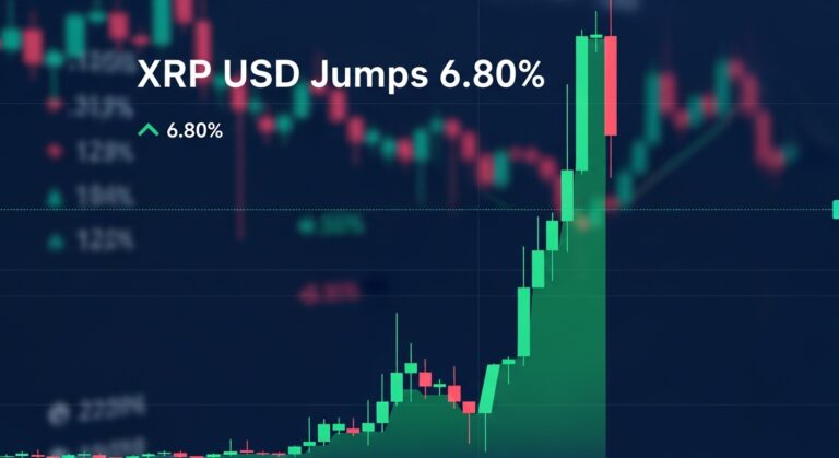 XRP USD Jumps 6.80%