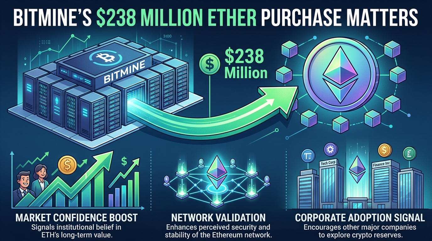 Bitmine’s $238 Million Ether Purchase Matters